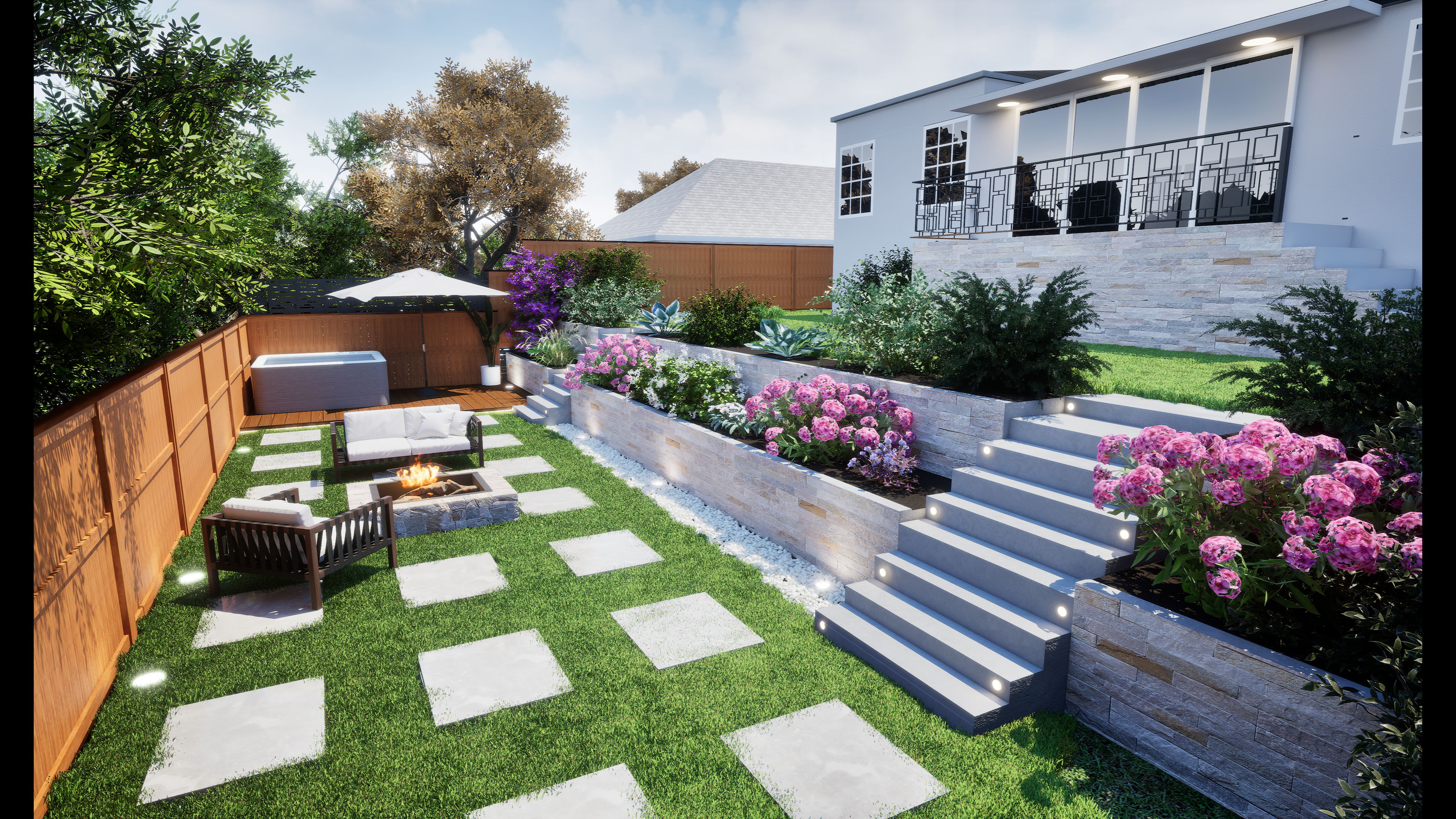 Landscape design by Victoria Design House
