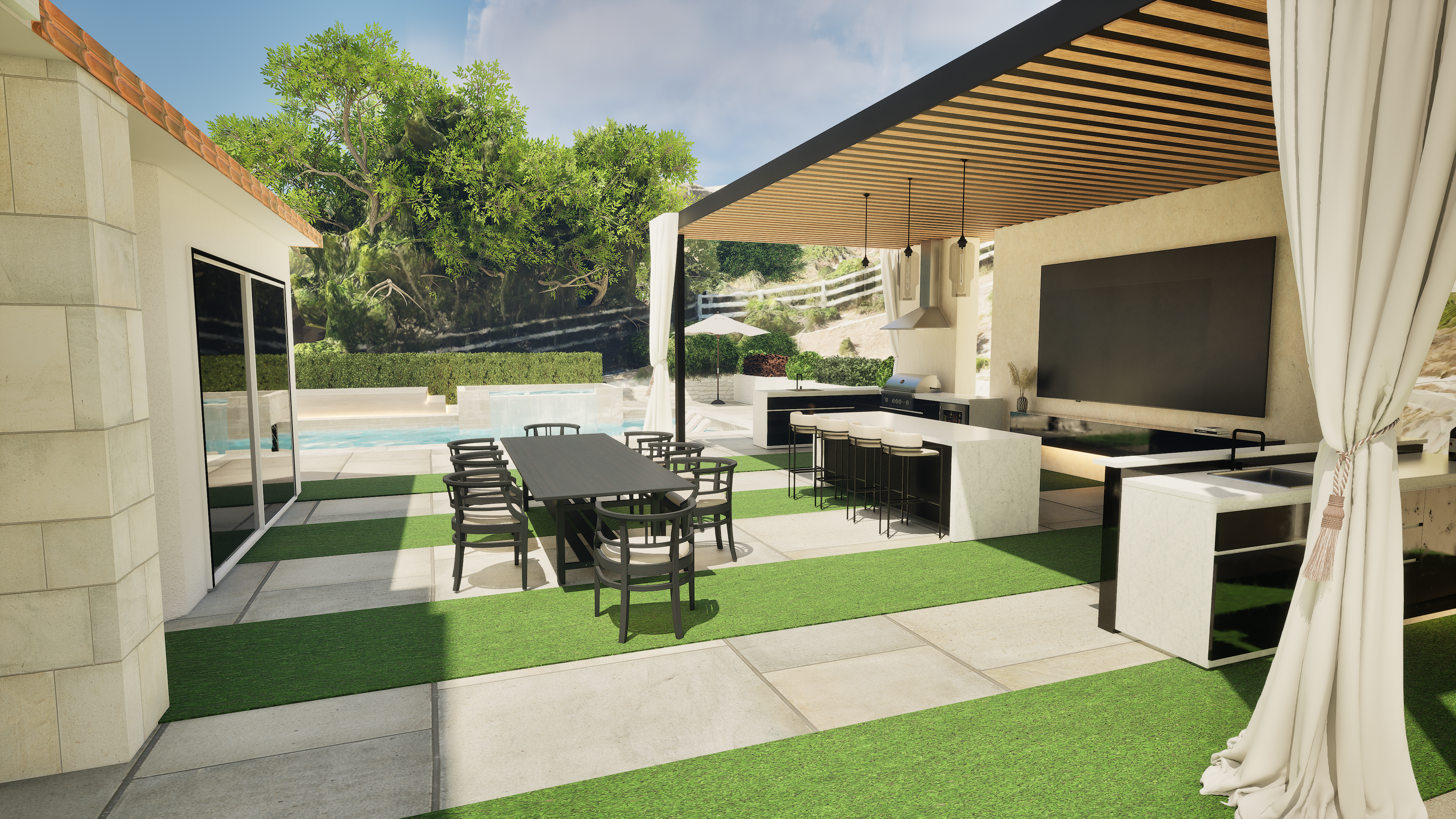 Landscape design by Victoria Design House